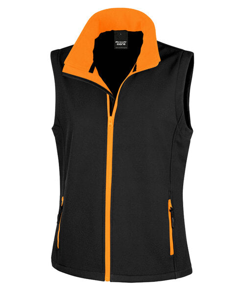 Result Ladies Printable Softshell Bodywarmer With Recycled Fleece Inner