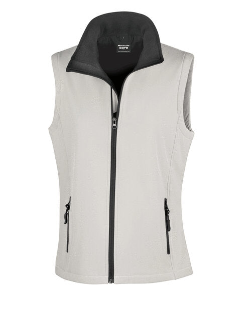 Result Ladies Printable Softshell Bodywarmer With Recycled Fleece Inner