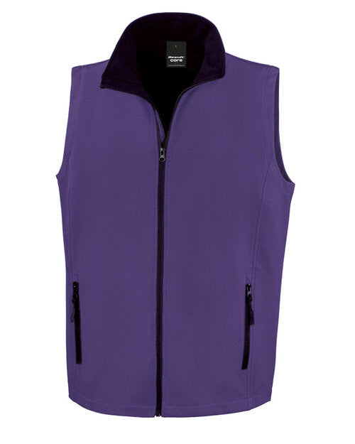 Result Printable Softshell Bodywarmer With Recycled Fleece Inner
