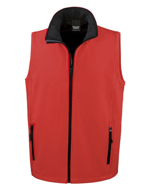 Result Printable Softshell Bodywarmer With Recycled Fleece Inner