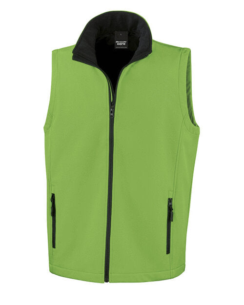 Result Printable Softshell Bodywarmer With Recycled Fleece Inner