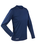 Spiro Spiro Ladies Quick Dry Long Sleeve T-Shirt - RS254F - thumbnail 4