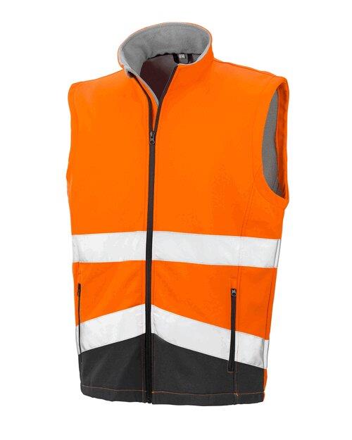 Result Printable Safety Softshell Gilet - RS451M