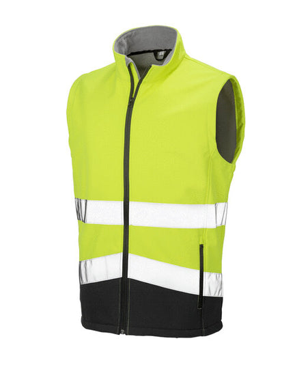 Result Printable Safety Softshell Gilet - RS451M