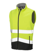 Result Printable Safety Softshell Gilet - RS451M