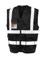 Result Heavy Duty Polycotton Security Vest - RS477M - thumbnail 6