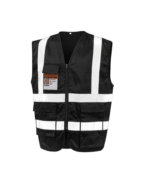 Result Heavy Duty Polycotton Security Vest - RS477M