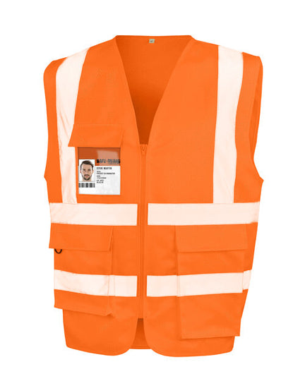 Result Heavy Duty Polycotton Security Vest - RS477M