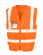 Result Heavy Duty Polycotton Security Vest - RS477M - thumbnail 7