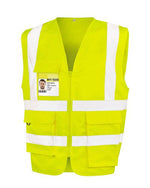 Result Heavy Duty Polycotton Security Vest - RS477M - thumbnail 8