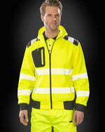 Result Recycled Safety Zipped Hoodie - RS503M - thumbnail 1