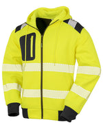 Result Recycled Safety Zipped Hoodie - RS503M - thumbnail 2