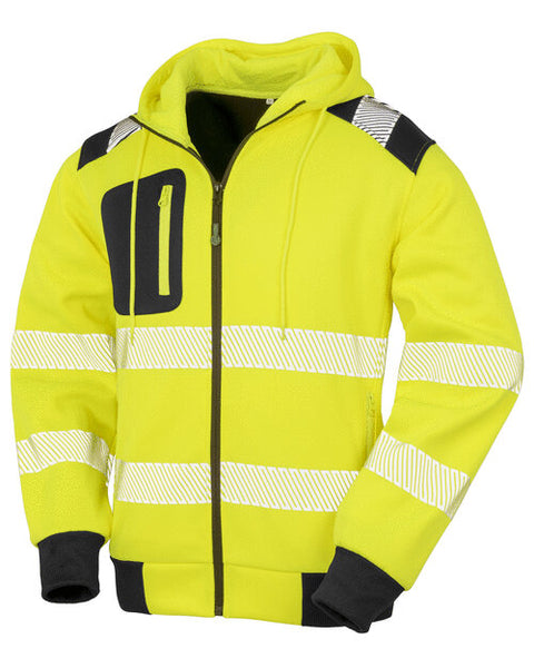 Result Recycled Safety Zipped Hoodie - RS503M