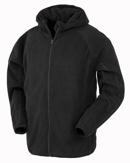 Result Hooded Recycled Microfleece Jacket - RS906M