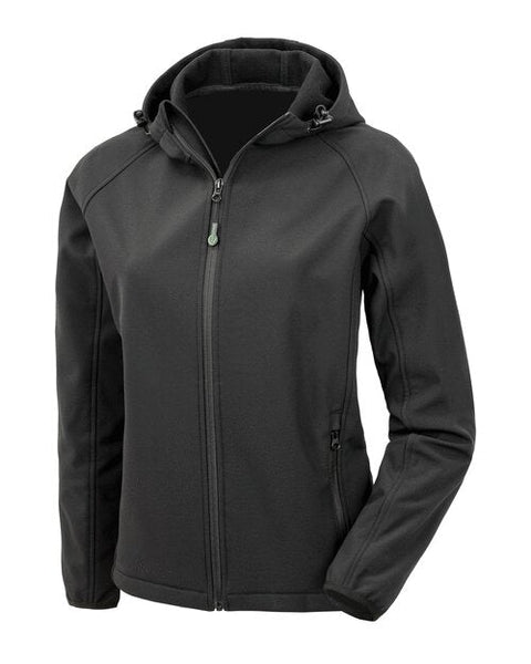 Result Ladies Recycled 3 Layer Printable Hooded Softshell - RS911F
