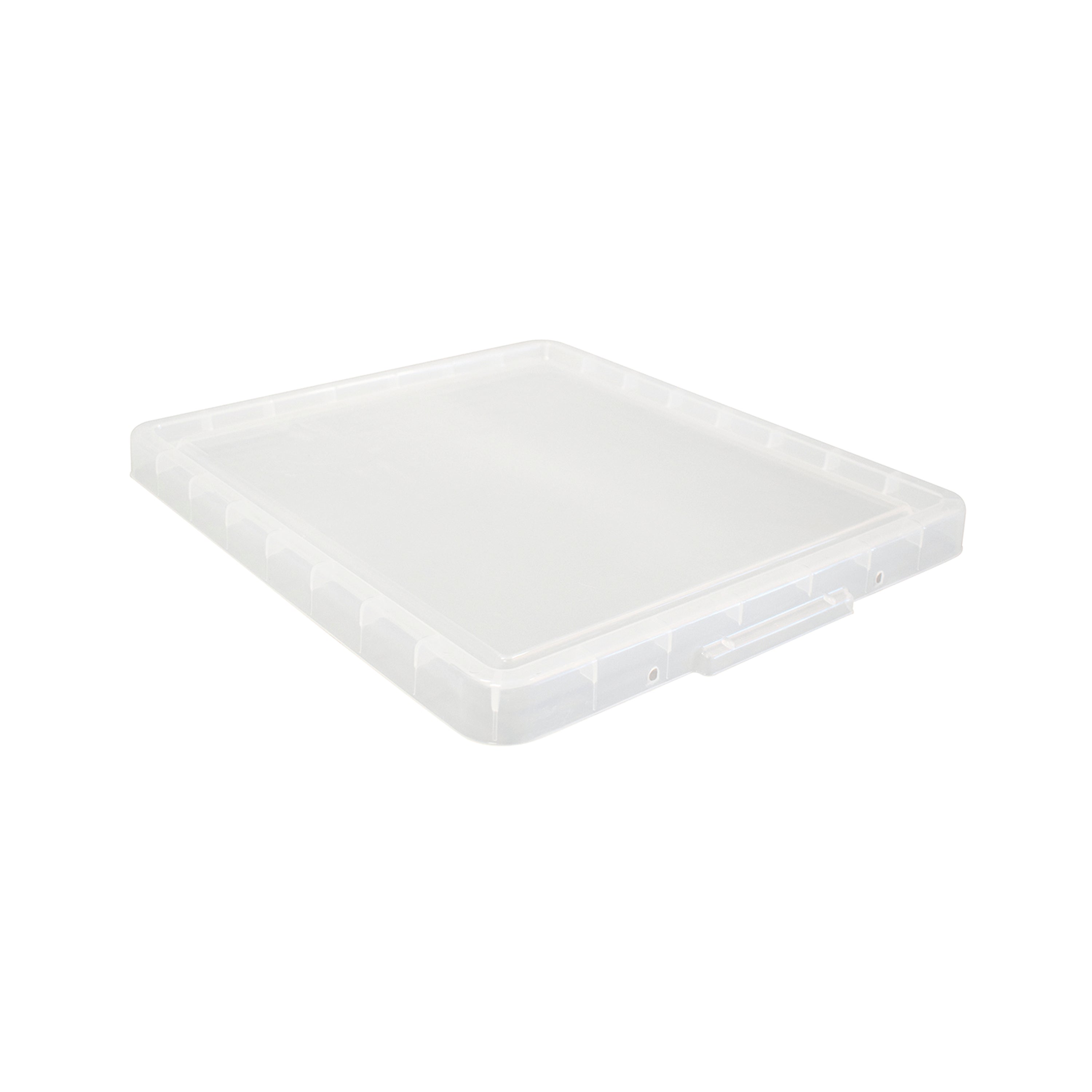 Really Useful 64L Plastic Storage Box W710xD440xH310mm Clear 64C