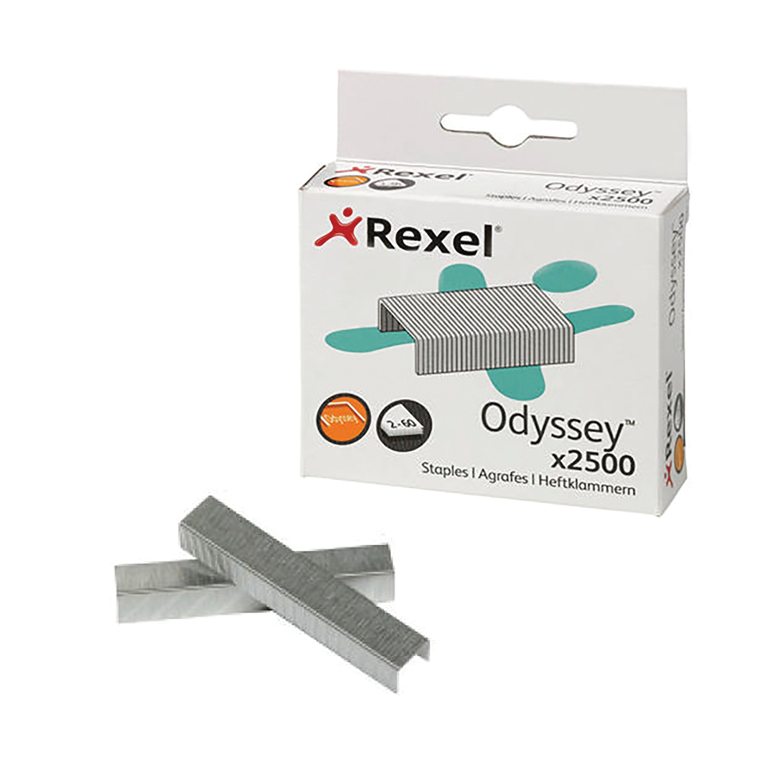 Rexel Odyssey Heavy Duty Staples 2-60 – (Pack of 2500)