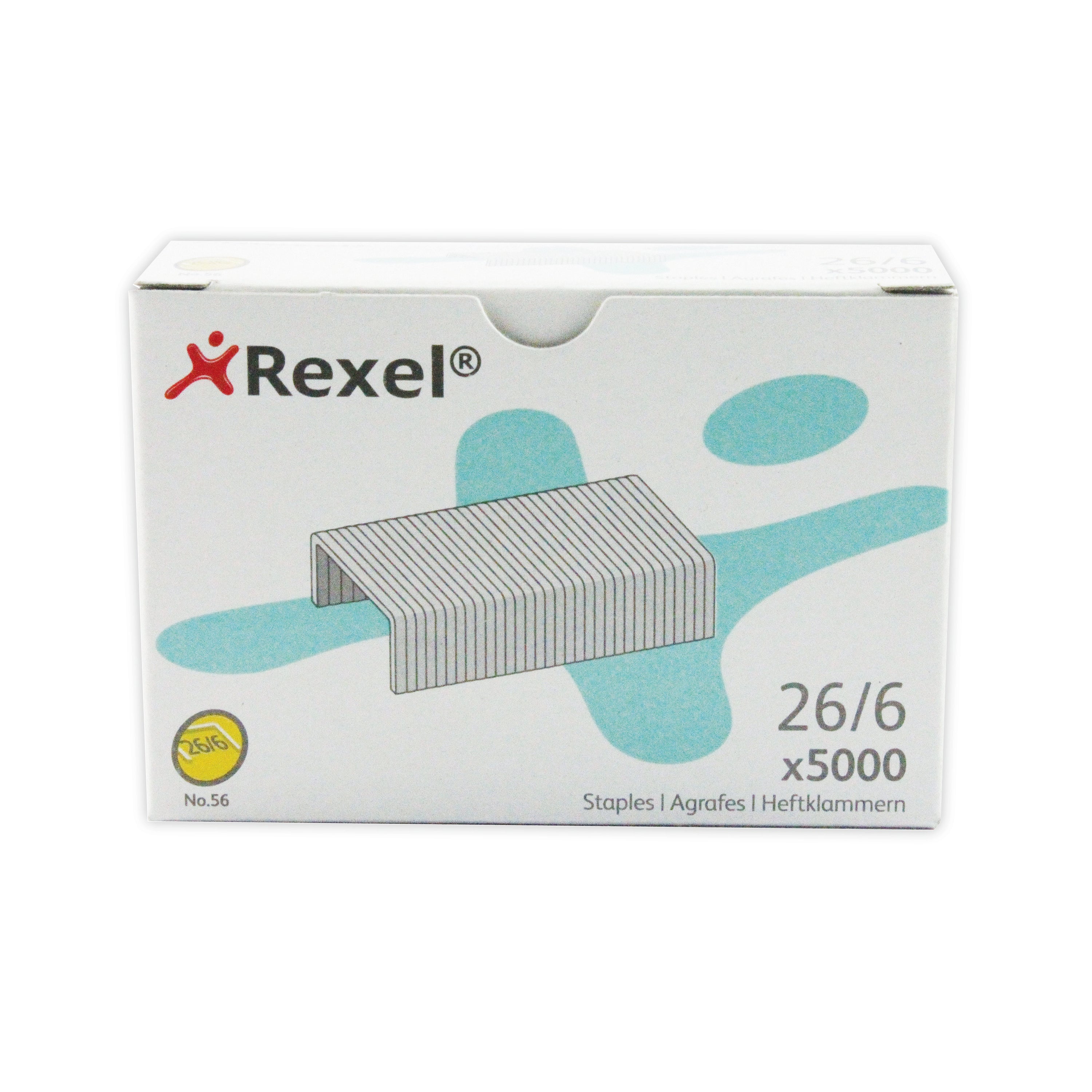 Rexel Choices No 56 Staples 6mm – (Pack of 5000)