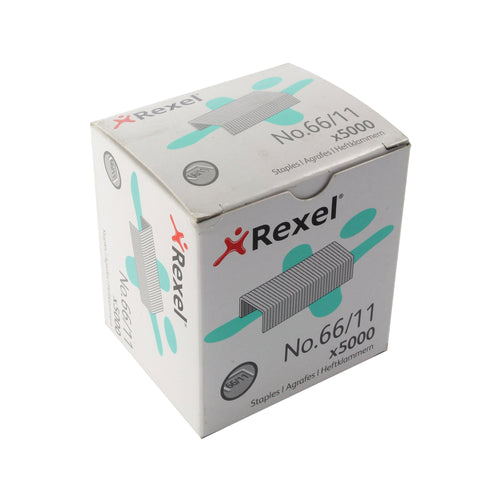 Rexel No 66 Staples 11mm – (Pack of 5000)