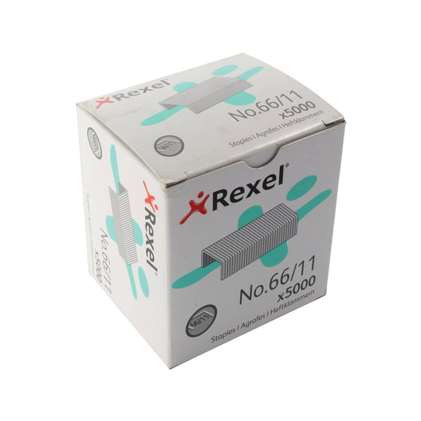 Rexel No 66 Staples 11mm – (Pack of 5000)