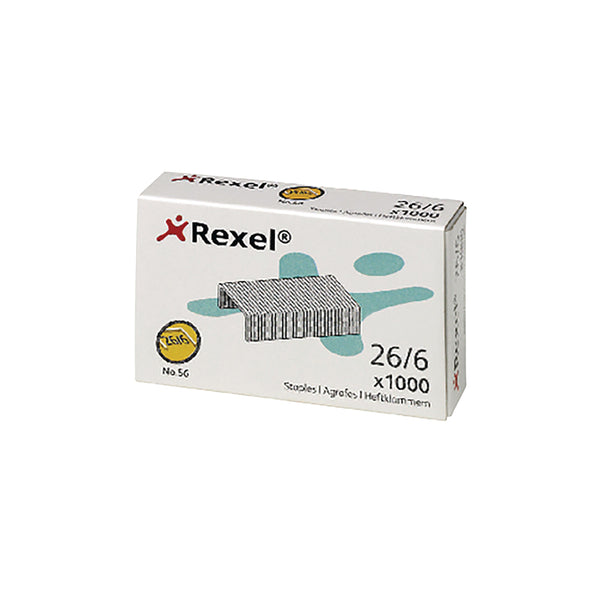 Rexel No 56 Staples 6mm – (Pack of 1000)