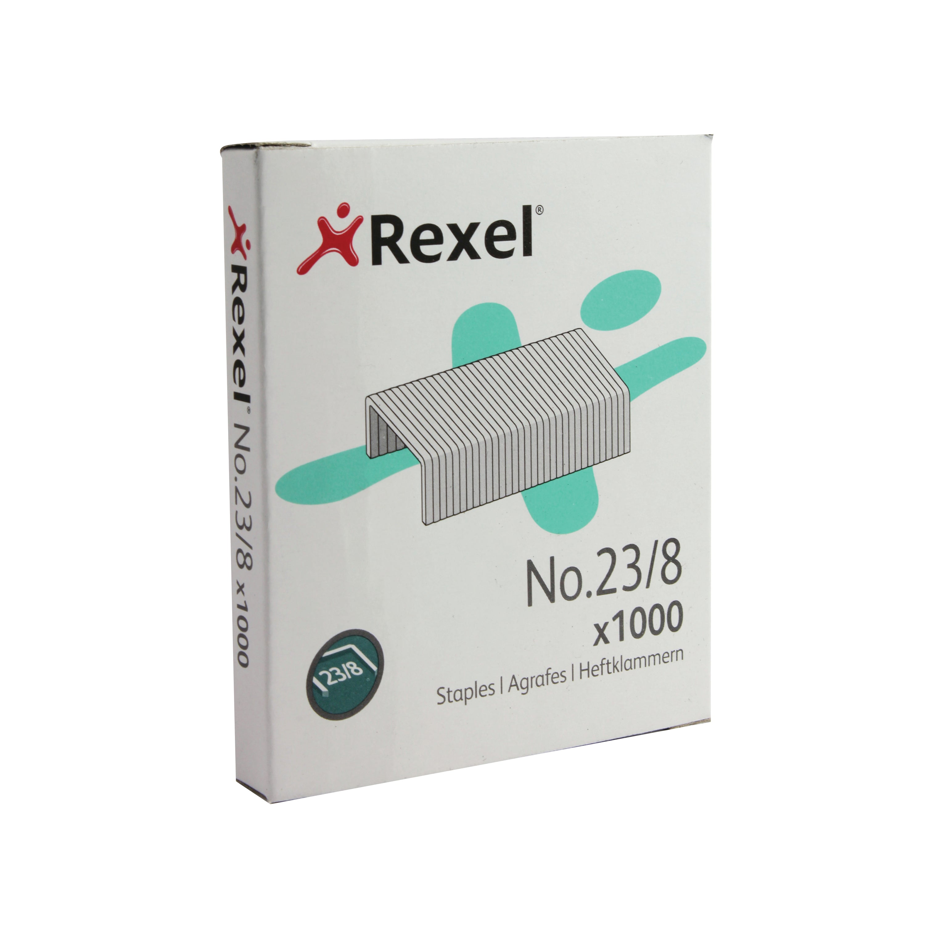 Rexel No 23 Staples 8mm – (Pack of 1000)