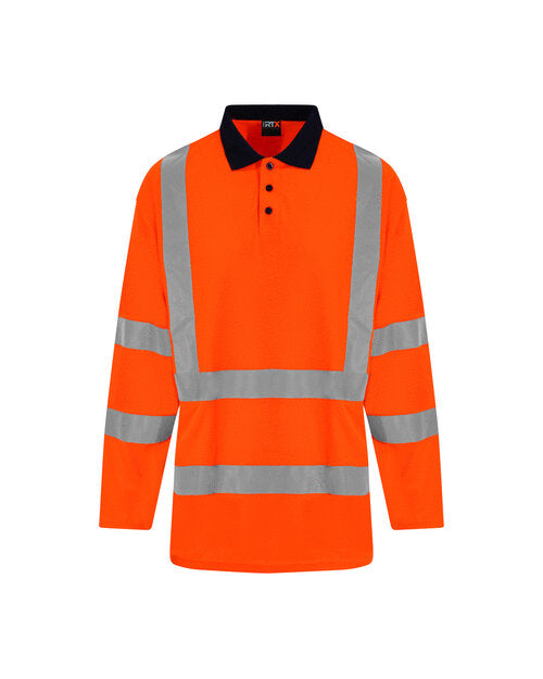 Pro RTX High Visibility Hv Long Sleeve Polo - RX715M
