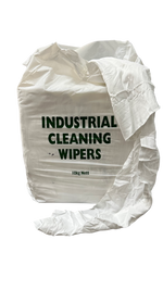 No1 White Clothing Rags - 10Kg Pack - Mixed Clothing and Material - thumbnail 1