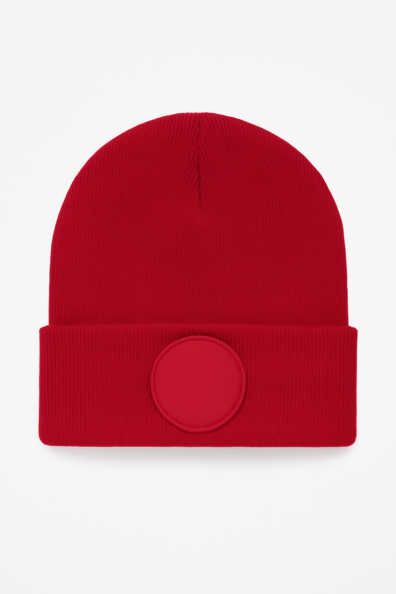 Uneek Circular Patch Beanie - UC412