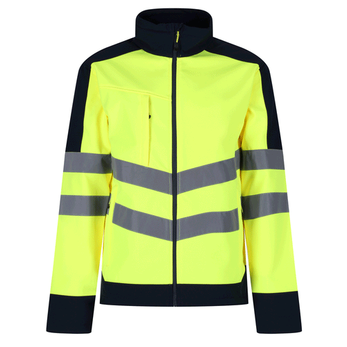 Regatta Hi-Vis Pro Softshell Jacket - [CLEARANCE]