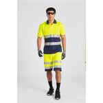Portwest Hi-Vis Lightweight Poly-Cotton Shorts - thumbnail 5