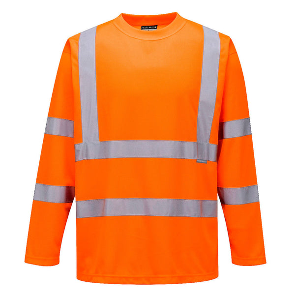 Portwest Hi-Vis T-Shirt Long Sleeved - [CLEARANCE]