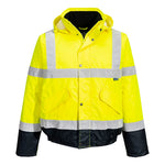 Portwest Hi-Vis Contrast Winter Bomber Jacket - thumbnail 4