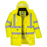 Portwest Hi-Vis Breathable 7-in-1 Traffic Jacket - thumbnail 2