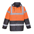 Portwest Hi-Vis Contrast Padded Winter Traffic Jacket
