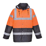 Portwest Hi-Vis Contrast Padded Winter Traffic Jacket - thumbnail 6