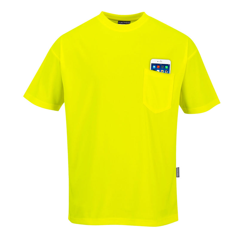 Portwest Day-Vis Pocket Short Sleeve T-Shirt - S578