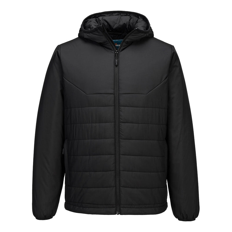 Portwest Professional Hooded Insulated Baffle Jacket