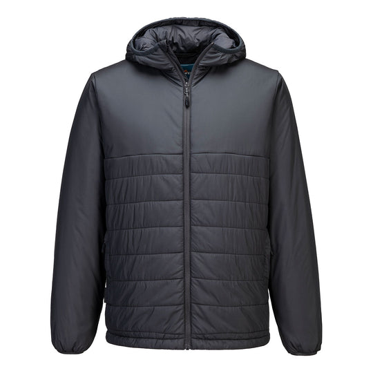 Portwest Professional Hooded Insulated Baffle Jacket