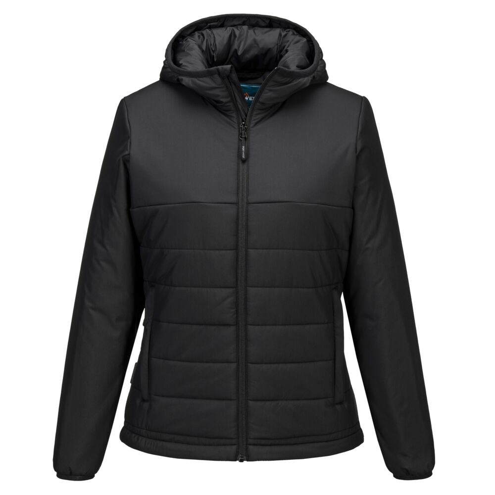 Portwest Professional Women's Hooded Insulated Baffle Jacket