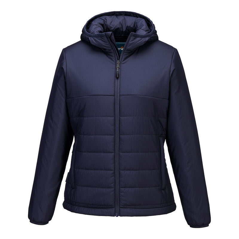 Portwest Professional Women's Hooded Insulated Baffle Jacket