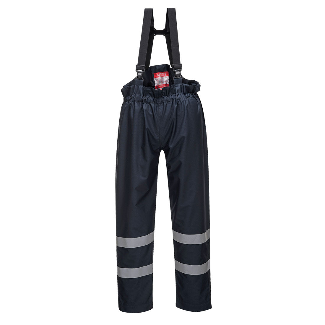 Portwest Bizflame Rain flame-resistant navy blue work trousers