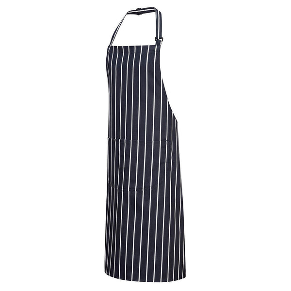 Portwest Butchers Apron With Pocket Navy (pack Of 12)