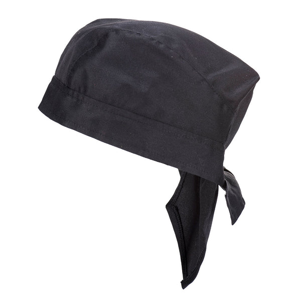 Black short-sleeve chef’s coat with button-up front and breathable kitchen-ready material