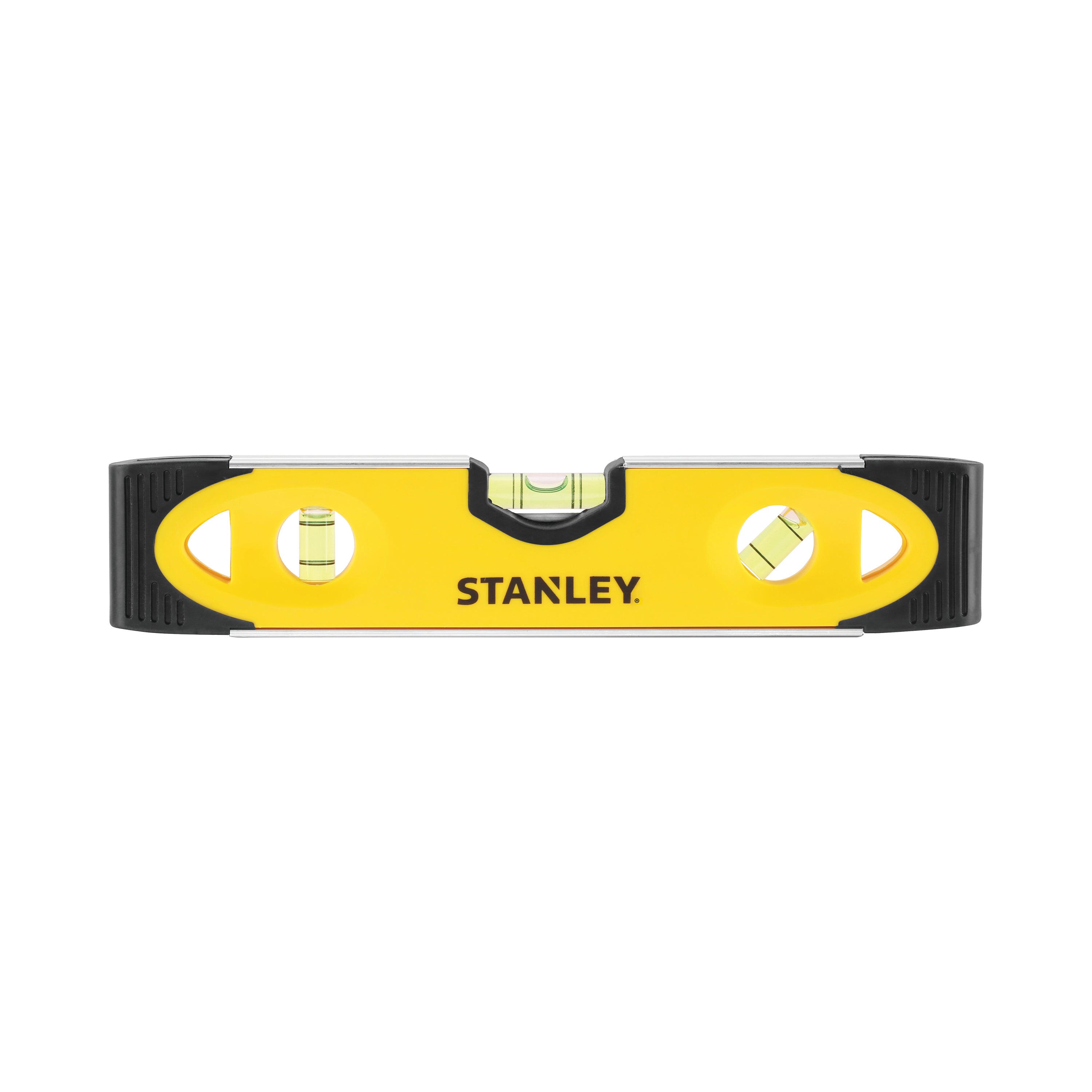 Stanley Magnetic Shock Resistant Torpedo Spirit Level 230mm Yellow/Black 0-43-511