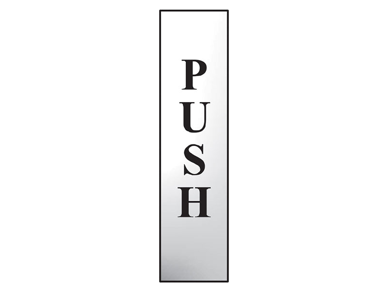 Sign: Push (Vertical)
