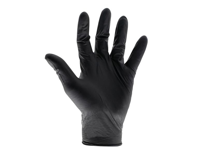 Heavy-Duty Nitrile Disposable Gloves, Black -  GRPSCAGLODNHDM