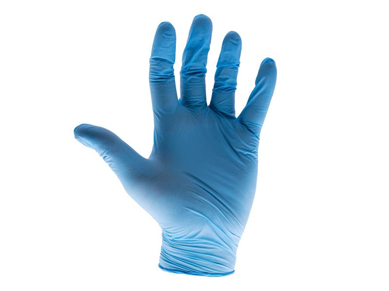 Scan Nitrile Disposable Gloves, Blue