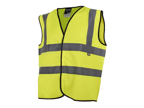 Scan Hi-Vis Yellow Waistcoat