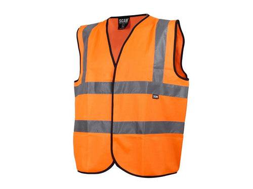 Scan Hi-Vis Orange Waistcoat